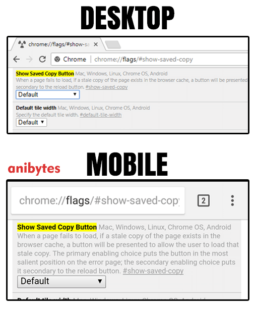 offline browsing in chrome